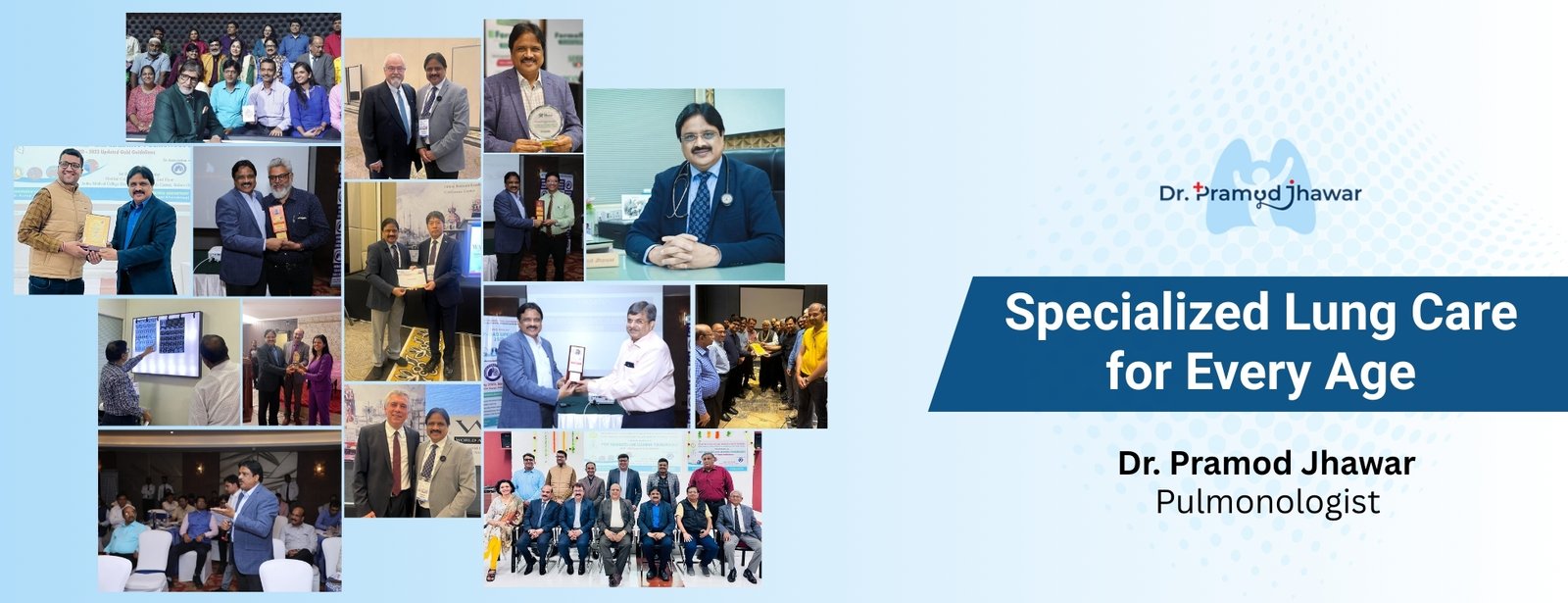 Dr. Pramod Jhawar pulmonologist providing specialized lung care and respiratory treatment for all age groups